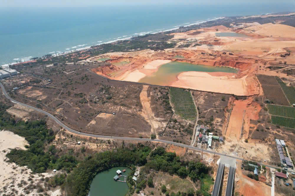 Đã thông xe gần 18km, tuyến ĐT.719B vẫn dang dở vì 3,88km qua mỏ titan- Ảnh 3.