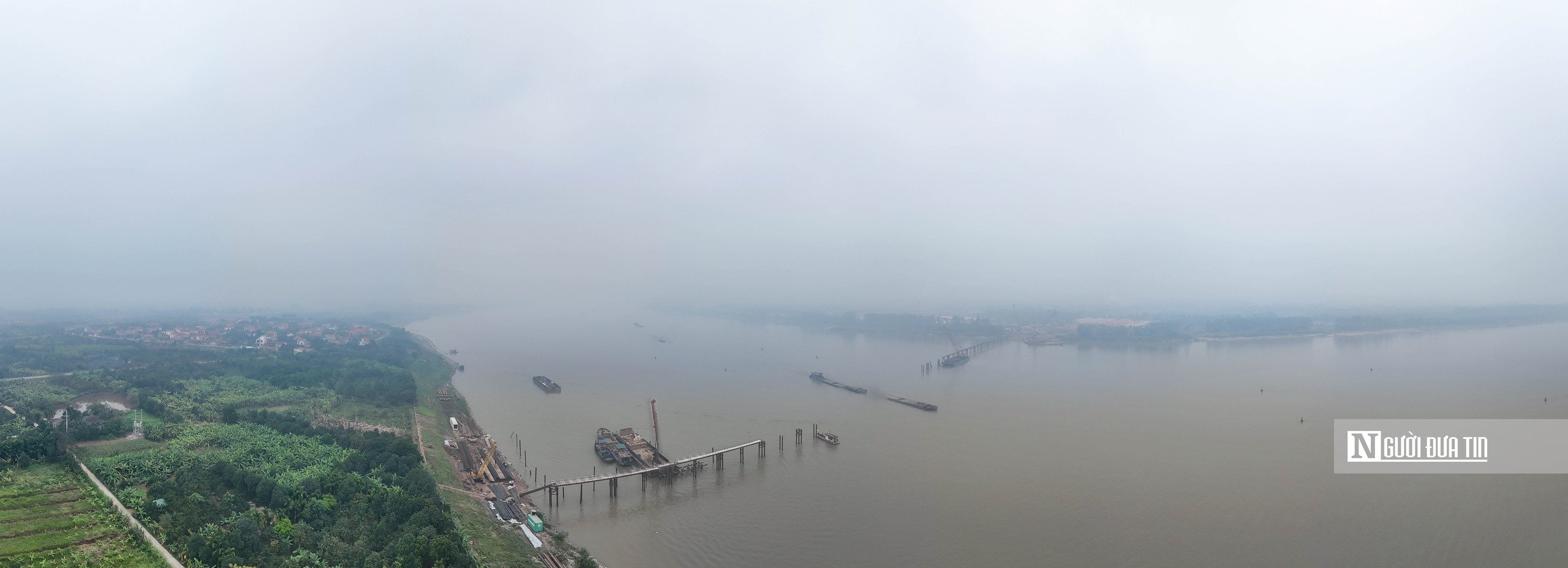 Hà Nội: Cận cảnh thi công 7 cây cầu vuợt sông Hồng - Ảnh 21.